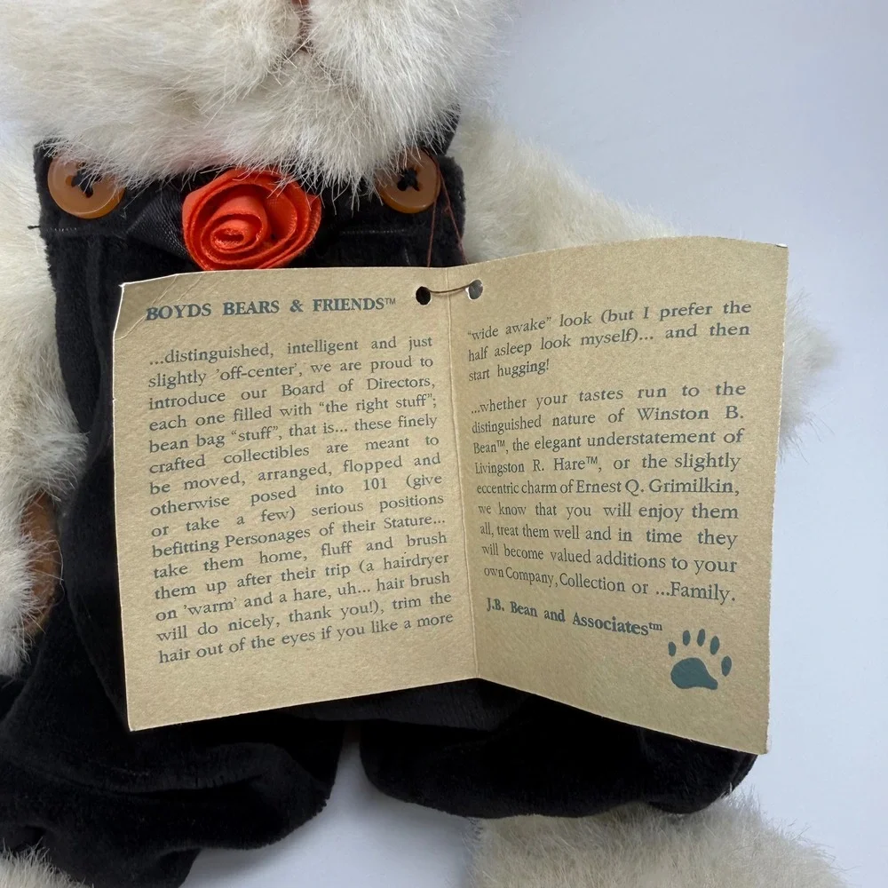 Vintage Boyds Bears Millicent P. Pussytoes Jointed Plush Cat 11
